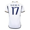 Jalkapallo Pelipaidat/Peliasut Real Madrid Lucas V. 17 Kotipelipaita 2023-24